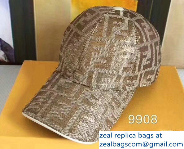 Fendi FF Logo Print Baseball Cap/Hat 05 2018 - Click Image to Close