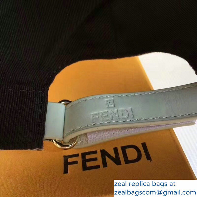 Fendi FF Logo Print Baseball Cap/Hat 08 2018