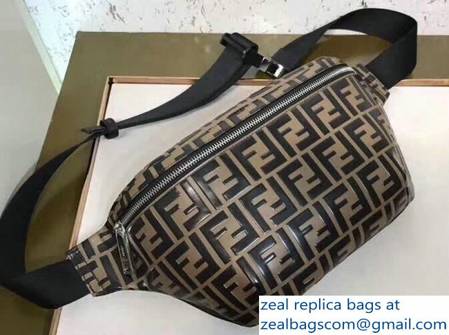 Fendi FF Print Leather Belt Bag 2018 - Click Image to Close