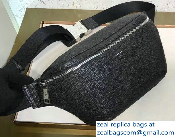 Fendi Leather Belt Bag Black 2018 - Click Image to Close