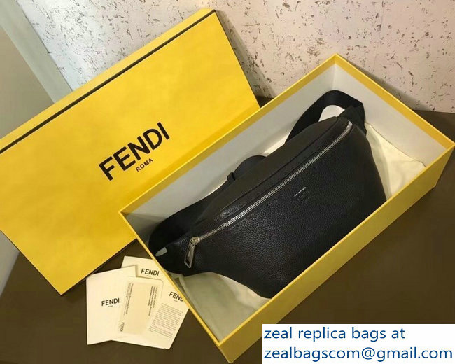 Fendi Leather Belt Bag Black 2018