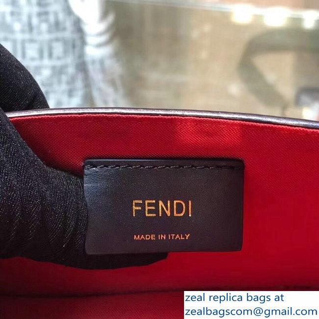 Fendi Leather F Logo Clasp Belt Bag Red 2018 - Click Image to Close