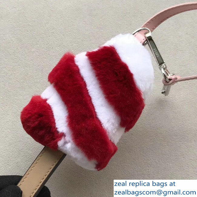 Fendi Multicolour Fur Ice-Cream Bag Charm 01 2018