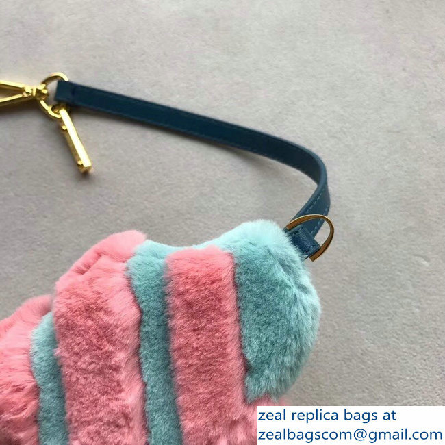 Fendi Multicolour Fur Ice-Cream Bag Charm 02 2018