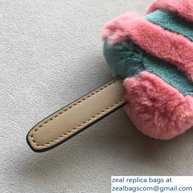 Fendi Multicolour Fur Ice-Cream Bag Charm 02 2018