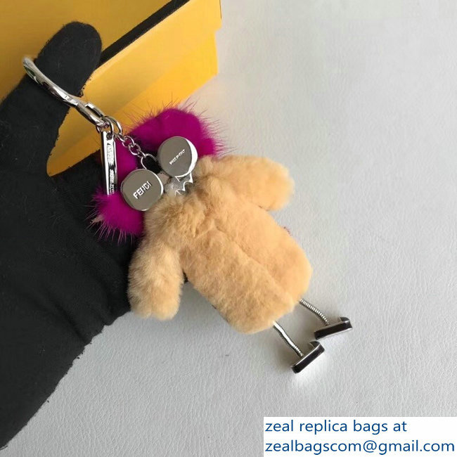 Fendi Teen Witch Mink/Rabbit Fur Bag Charm 01 2018