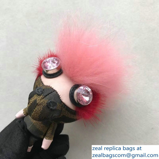 Fendi Teen Witch Mink/Rabbit Fur Bag Charm 02 2018