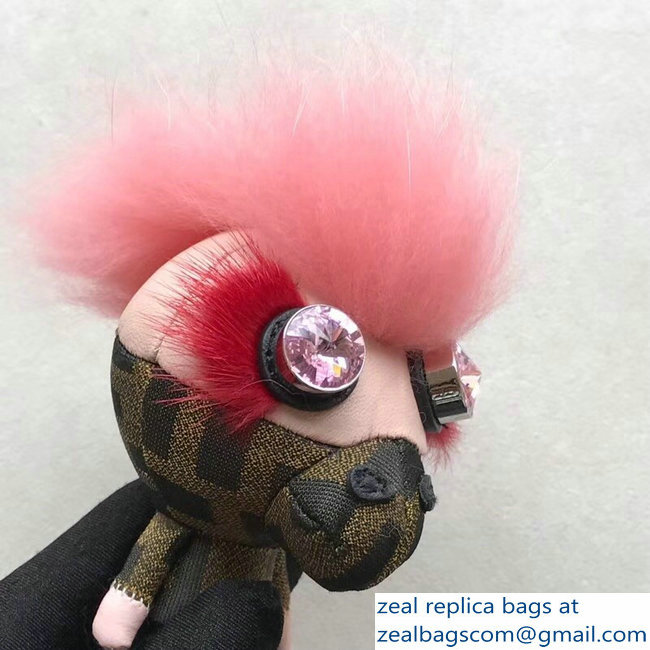 Fendi Teen Witch Mink/Rabbit Fur Bag Charm 02 2018 - Click Image to Close