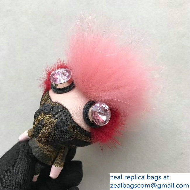 Fendi Teen Witch Mink/Rabbit Fur Bag Charm 02 2018 - Click Image to Close