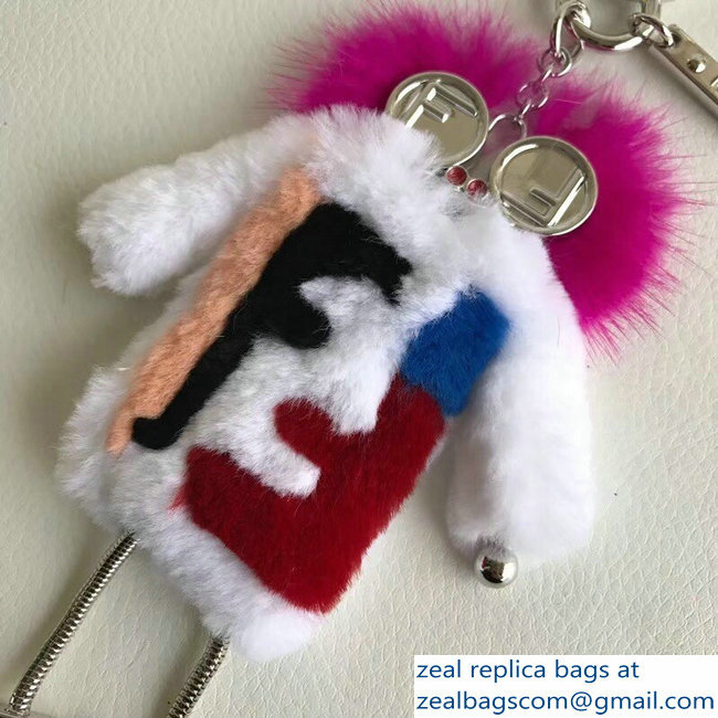 Fendi Teen Witch Mink/Rabbit Fur Bag Charm 02 2018