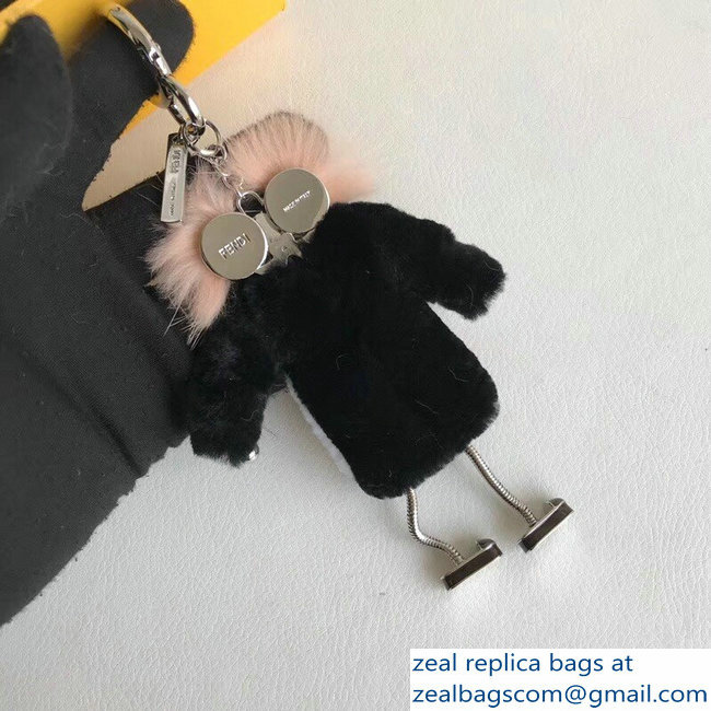 Fendi Teen Witch Mink/Rabbit Fur Bag Charm 03 2018 - Click Image to Close