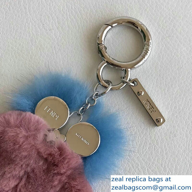 Fendi Teen Witch Mink/Rabbit Fur Bag Charm 04 2018 - Click Image to Close