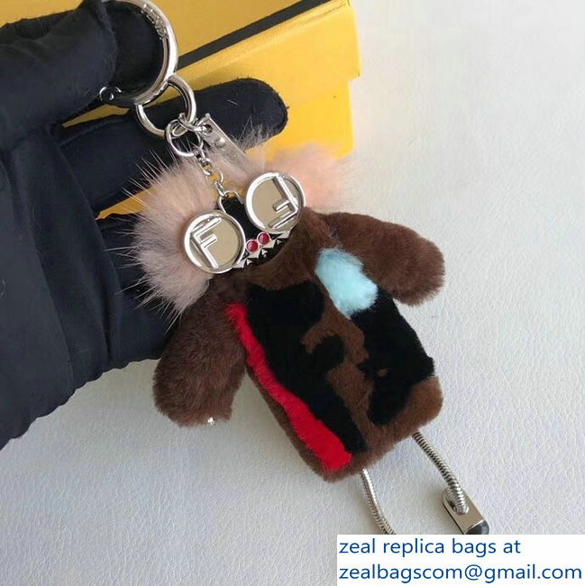 Fendi Teen Witch Mink/Rabbit Fur Bag Charm 05 2018