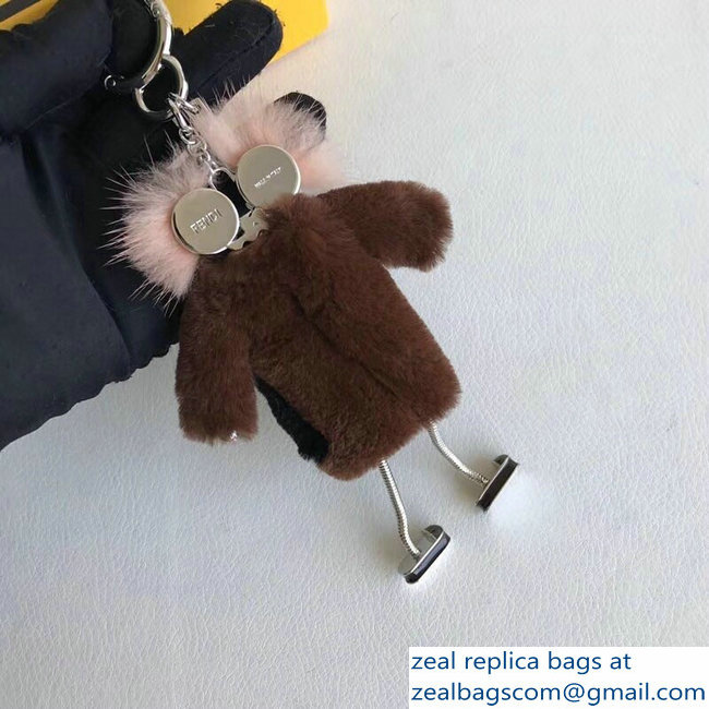 Fendi Teen Witch Mink/Rabbit Fur Bag Charm 05 2018