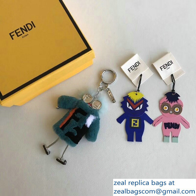 Fendi Teen Witch Mink/Rabbit Fur Bag Charm 06 2018 - Click Image to Close