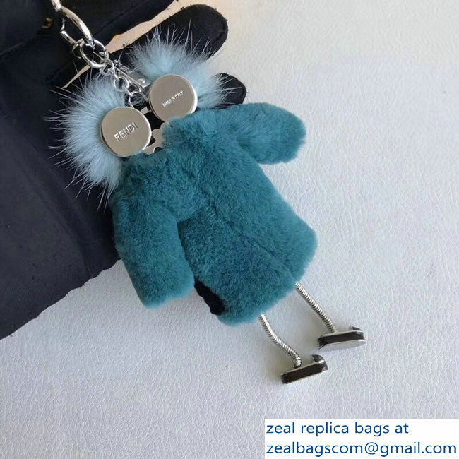 Fendi Teen Witch Mink/Rabbit Fur Bag Charm 06 2018 - Click Image to Close