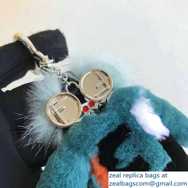 Fendi Teen Witch Mink/Rabbit Fur Bag Charm 06 2018 - Click Image to Close