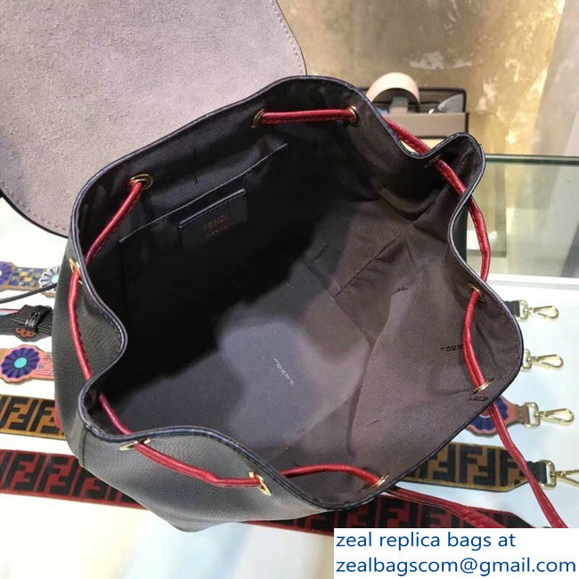 Fendi Tumbled Cruise Leather F Logo Backpack Bag FF Pattern Printed 2018