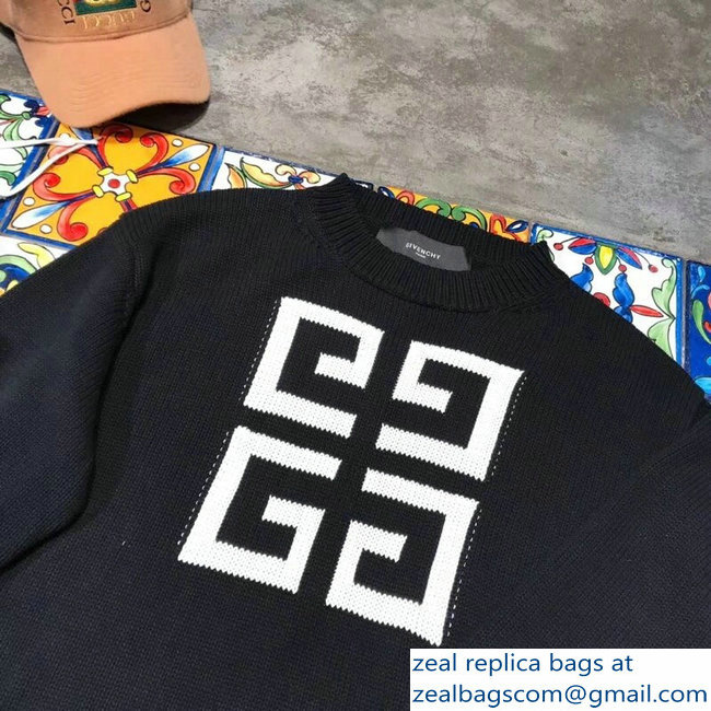 Givenchy Crew-neck 4G Sweater Black/White 2018