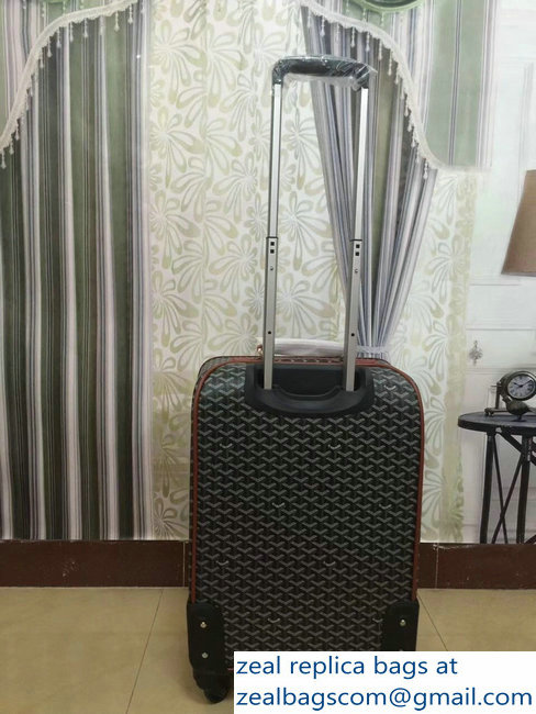 Goyard Trolley Travel Luggage Brown