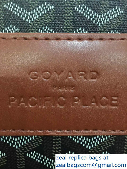 Goyard Trolley Travel Luggage Brown