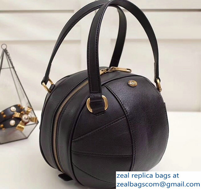 Gucci Basketball Shaped Tote Bag 536110 Black 2018