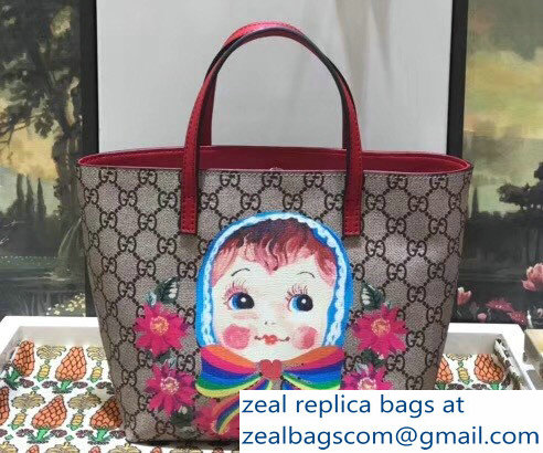 Gucci Children GG Tote Bag 410812 Doll And Bow 2018 - Click Image to Close