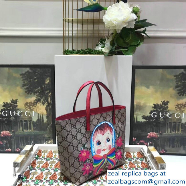 Gucci Children GG Tote Bag 410812 Doll And Bow 2018