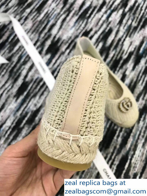 Gucci Crochet Espadrilles 524974 Beige 2018