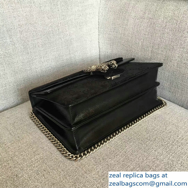Gucci Dionysus GG Velvet Small Shoulder Bag 400249 Black 2018
