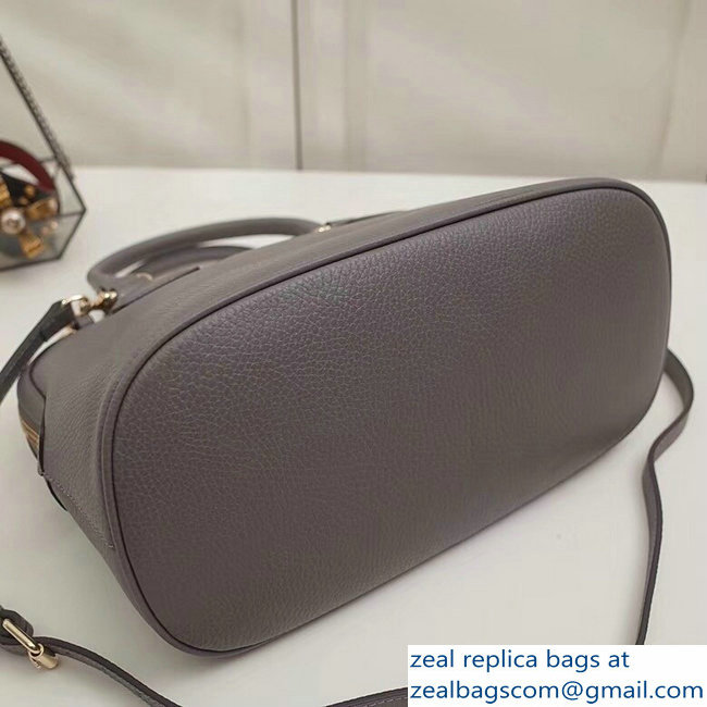 Gucci Dome Interlocking G Charm Convertible Medium Cross Body Bag 449662 Gray - Click Image to Close