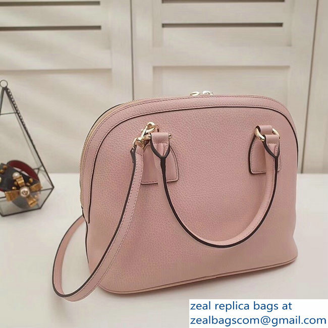 Gucci Dome Interlocking G Charm Convertible Medium Cross Body Bag 449662 Light Pink - Click Image to Close