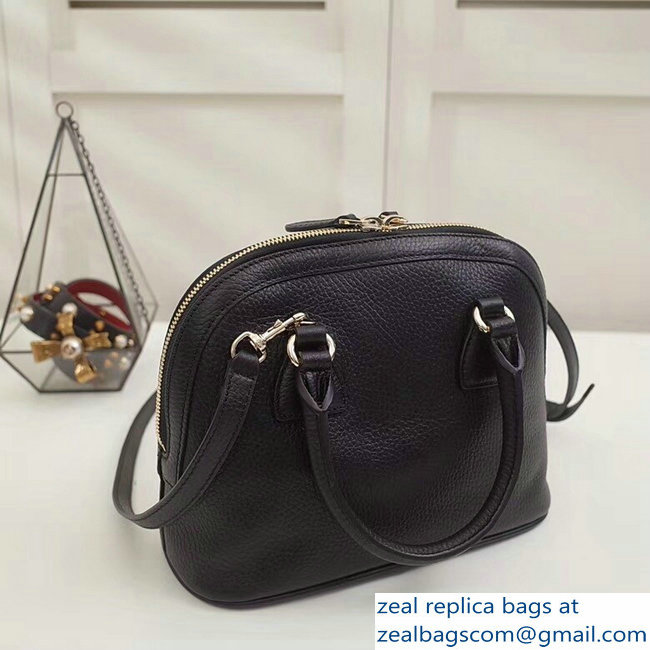 Gucci Dome Interlocking G Charm Convertible Mini Cross Body Bag 449661 Black - Click Image to Close