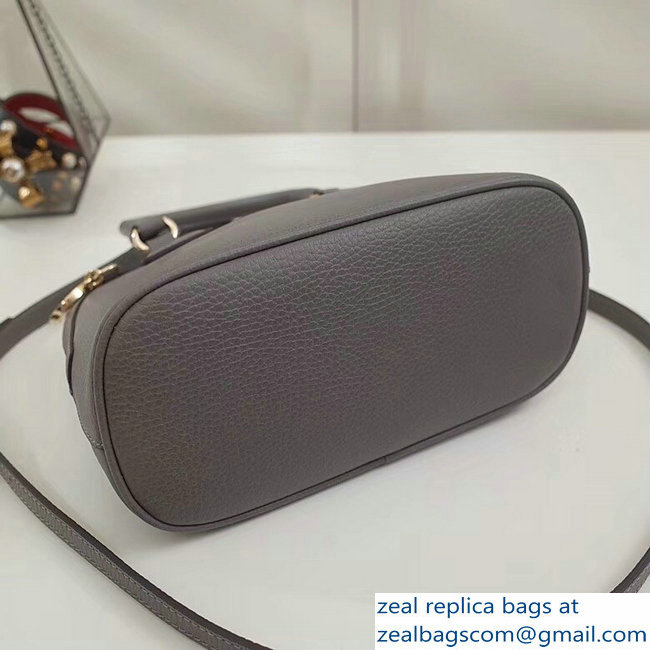 Gucci Dome Interlocking G Charm Convertible Mini Cross Body Bag 449661 Gray - Click Image to Close