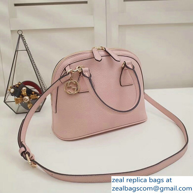 Gucci Dome Interlocking G Charm Convertible Mini Cross Body Bag 449661 Light Pink - Click Image to Close