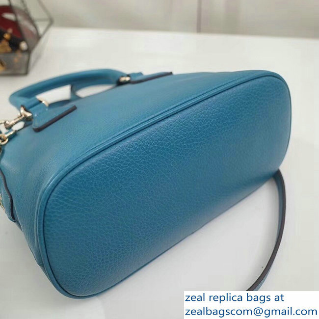Gucci Dome Interlocking G Charm Convertible Mini Cross Body Bag 449661 Turquoise