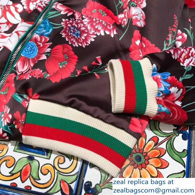 Gucci Flower Print Reversible Jacket 2018