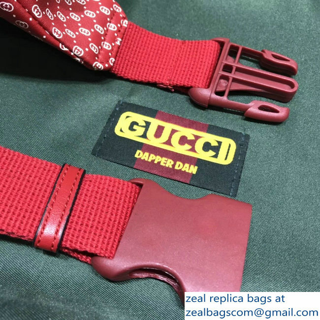 Gucci GG Leather Gucci-Dapper Dan Belt Bag 536416 Red 2018