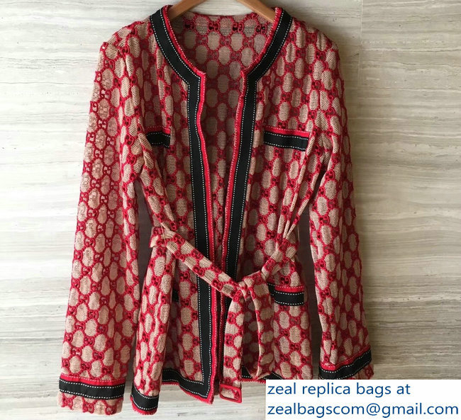 Gucci GG Macrame Oversized Jacket 512931 2018 - Click Image to Close