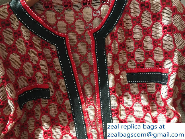 Gucci GG Macrame Oversized Jacket 512931 2018 - Click Image to Close