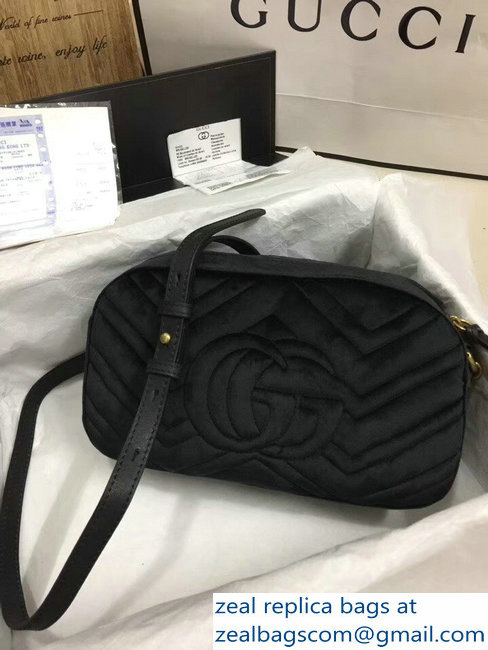 Gucci GG Marmont Chevron Shoulder Small Bag 447632 Crystal Embroidered Star 2018 - Click Image to Close