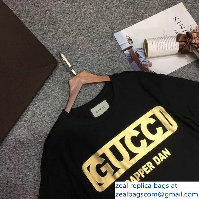 Gucci Gucci-Dapper Dan T-shirt Black 2018