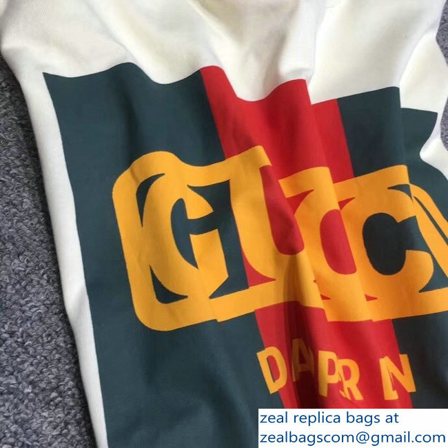 Gucci Gucci-Dapper Dan T-shirt White 2018 - Click Image to Close