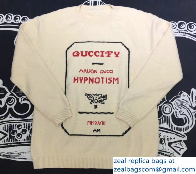 Gucci Guccify Cotton Sweatshirt 2018 - Click Image to Close