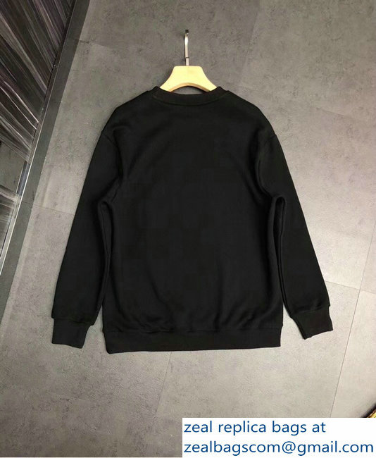 Gucci Guccy Teddy Bear Black Sweatshirt 2018