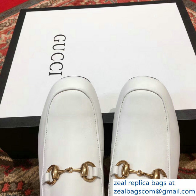 Gucci Horsebit Leather Boots With Crystals White 2018 - Click Image to Close