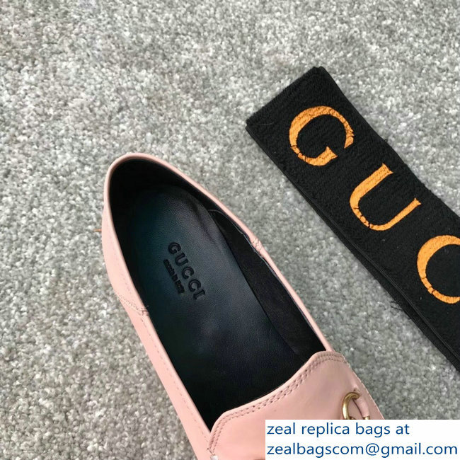 Gucci Horsebit Leather Loafer Pink/Black