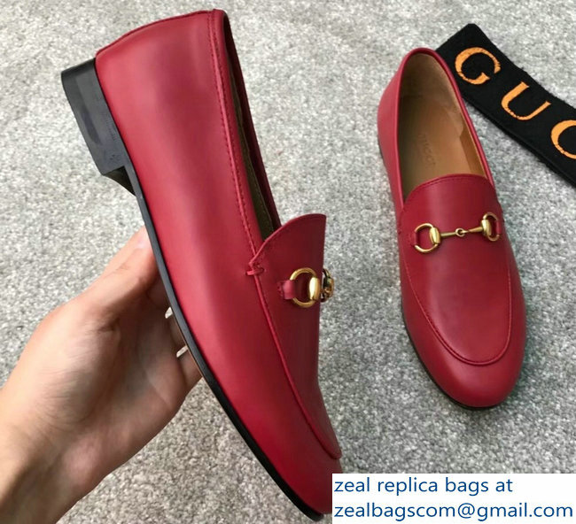 Gucci Horsebit Leather Loafer Red - Click Image to Close