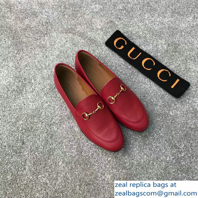 Gucci Horsebit Leather Loafer Red - Click Image to Close