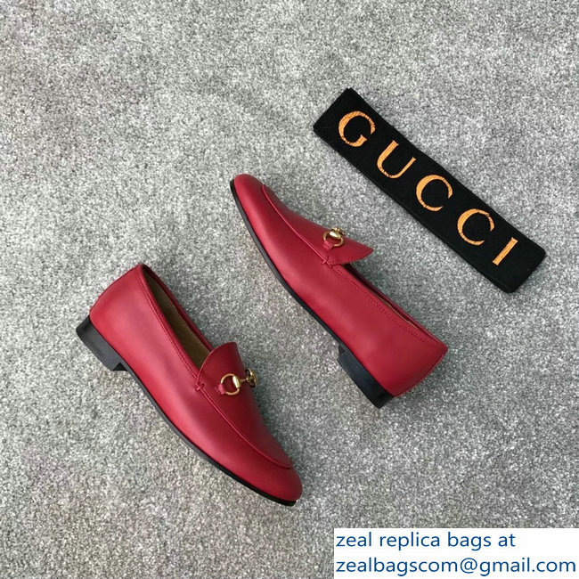 Gucci Horsebit Leather Loafer Red - Click Image to Close